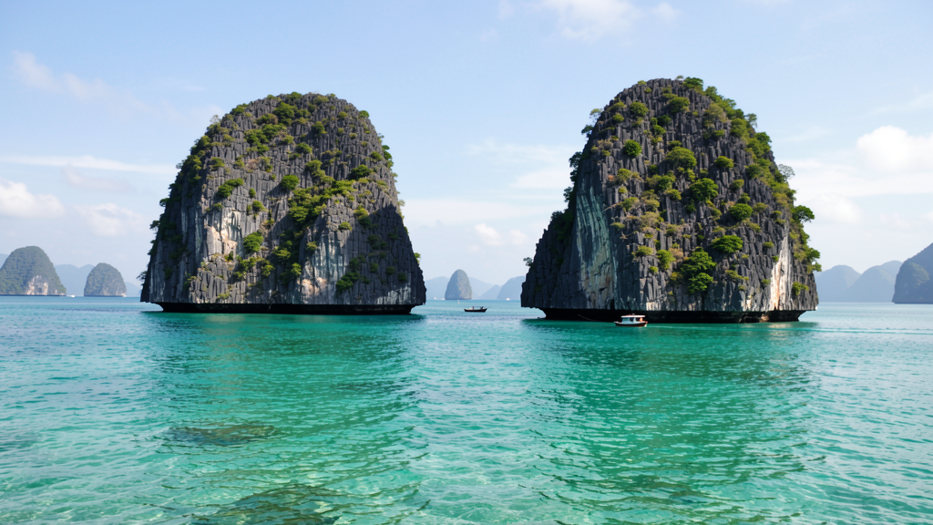 Coron islands and clear turquoise water